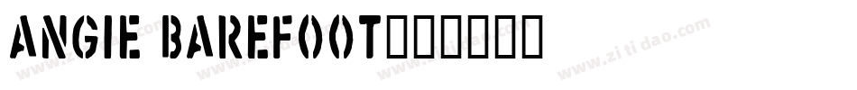Angie BareFoot字体转换